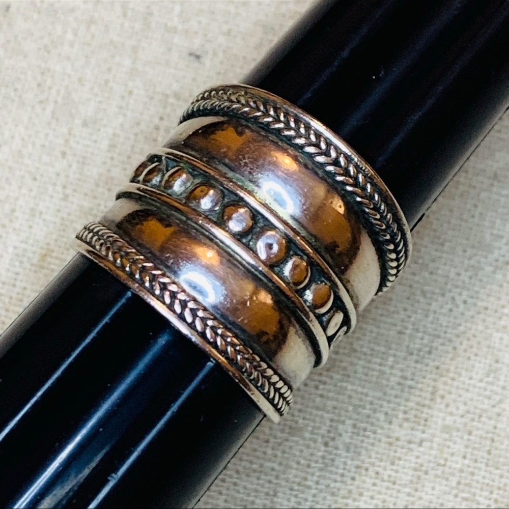 Vintage | Band | Sterling Silver Band | Whimsgoth | Festival - Picture 8 of 15